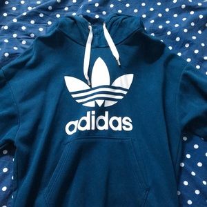 Adidas blue hoodie